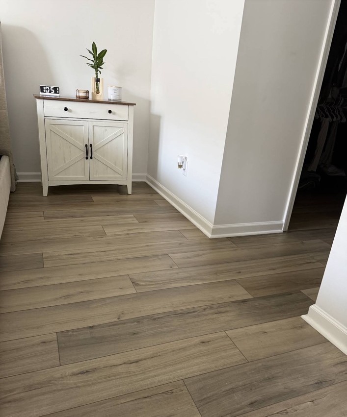 Finished flooring project shared with a Google review